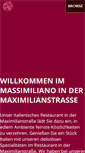Mobile Screenshot of massimiliano-augsburg.de